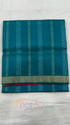 Kanchipuram Traditional Pure Silk Saree Ramar Blue Body with Rani Pallu