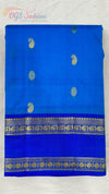 Mini Kanchi Pure Silk Saree Blue Color